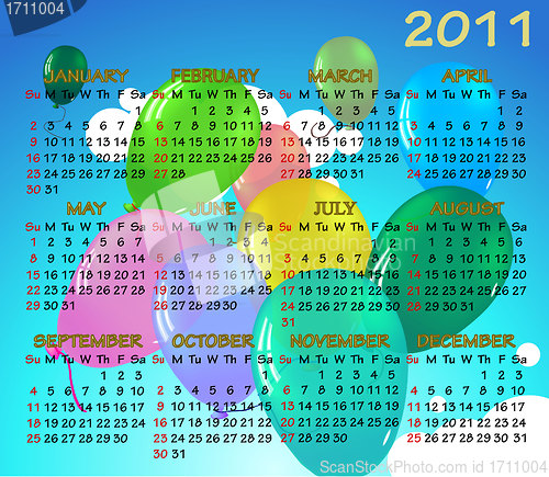Image of Calendar 2011.