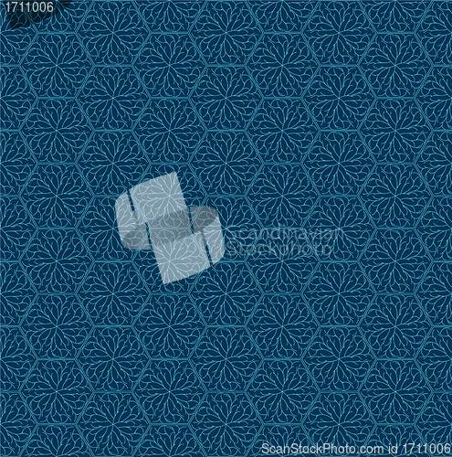 Image of Pale Blue Damask