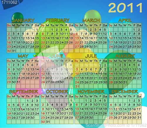 Image of Calendar 2011