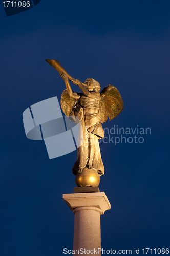 Image of Angel statue at Uzupio, Vilnius, Lithuania