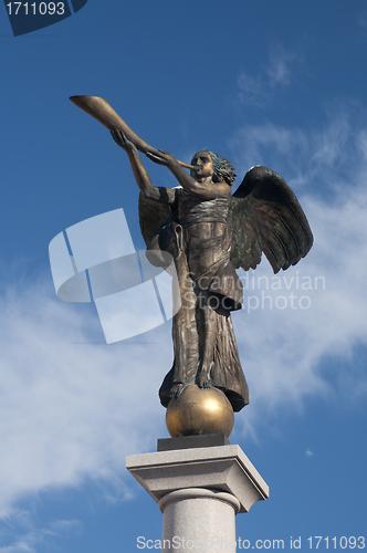 Image of Angel statue at Uzupio, Vilnius, Lithuania