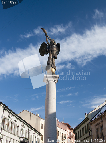 Image of Angel statue at Uzupio, Vilnius, Lithuania