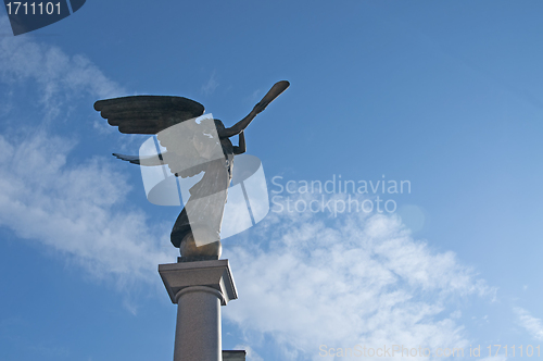 Image of Angel statue at Uzupio, Vilnius, Lithuania