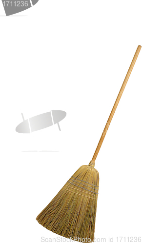 Image of broomstick isolated