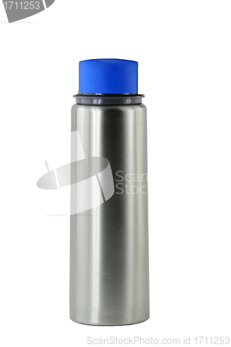 Image of Grey metal water flask