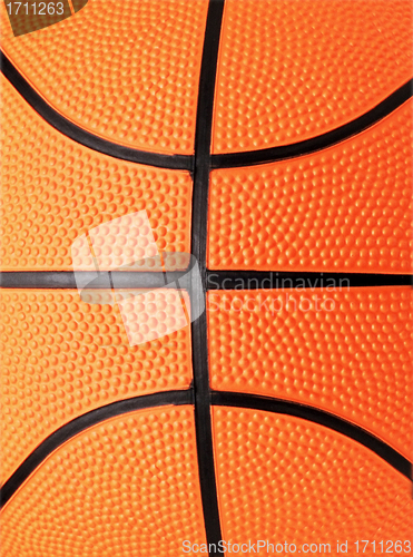 Image of basketball close-up shot