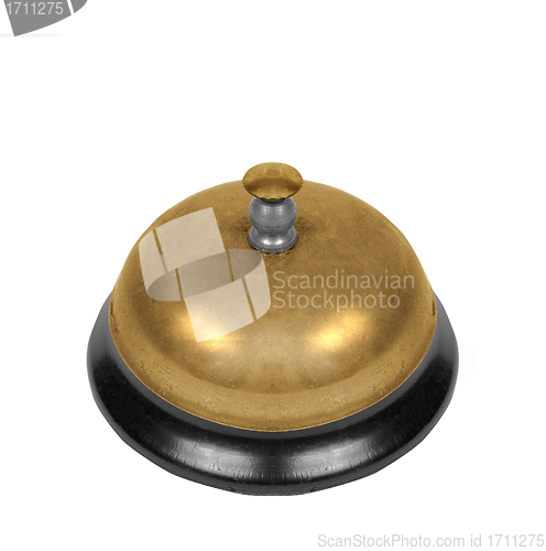 Image of school bell isolated