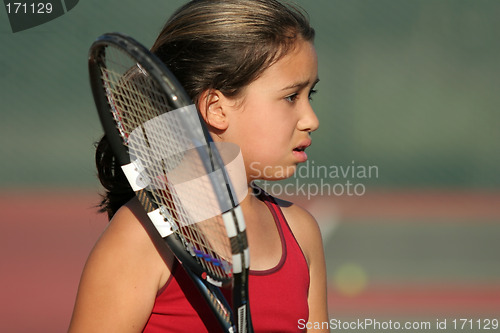 Image of Upset tennis player