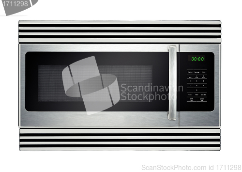 Image of microwave oven isolated