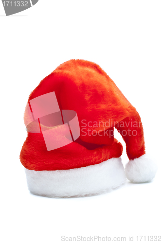 Image of Santa's red hat isolated