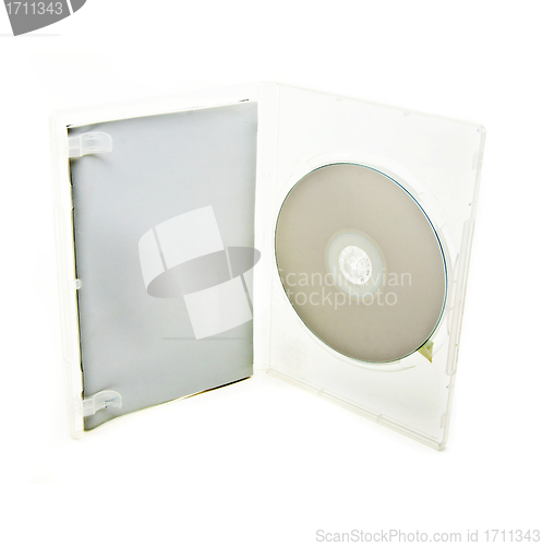 Image of blank box and cd or dvd disk