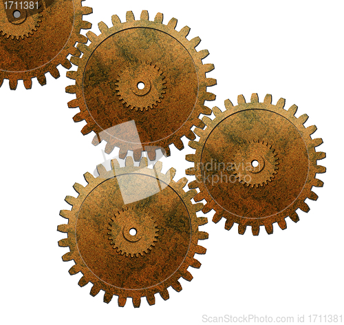 Image of gears used in automotive engine