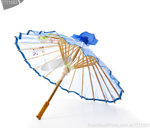 Image of Oriental umbrella isolated