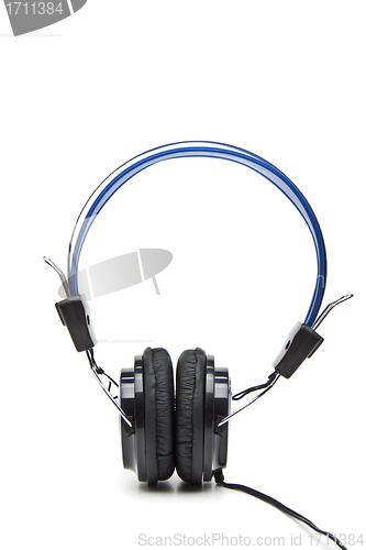 Image of Wireless headphones isolated on white close up
