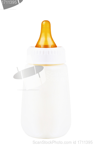 Image of Bottle with milk for a baby