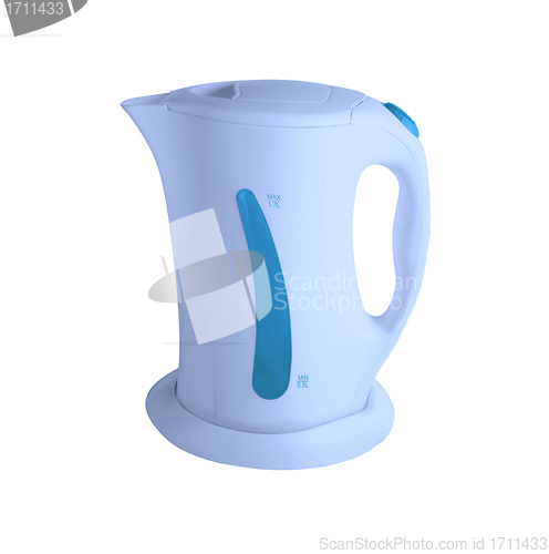 Image of electric kettle isolated