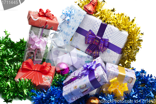 Image of Gift boxes background