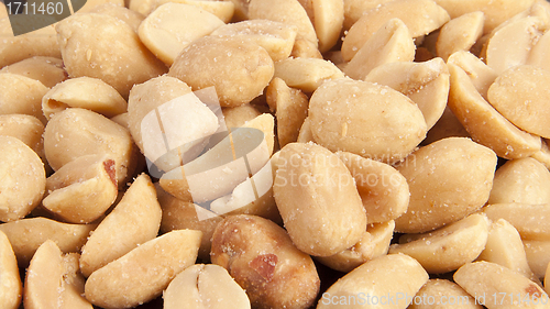 Image of Processed pea nuts background