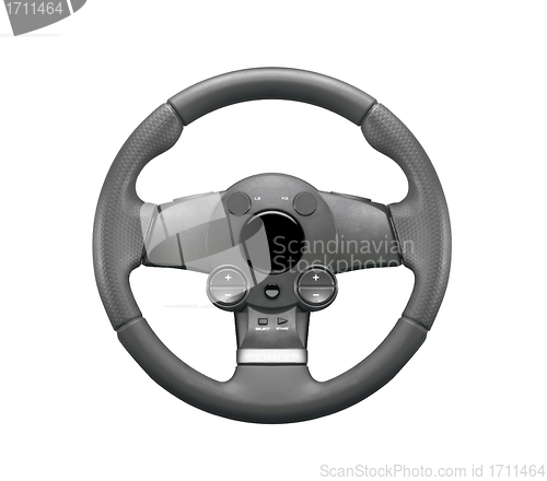 Image of Steering wheel isolated