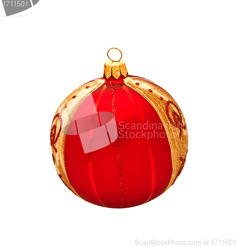 Image of christmas ball isolated