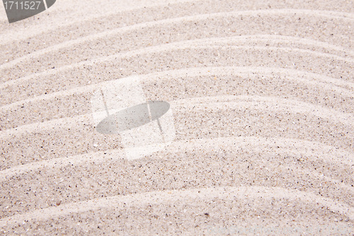 Image of Abstract background of white sand ripples at the beach