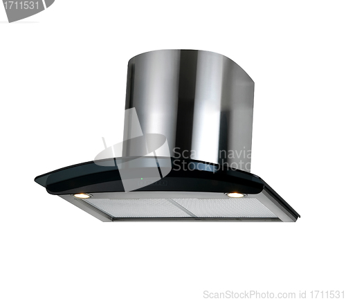 Image of Modern kitchen wall hood - isolated