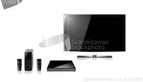 Image of Modern acoustic systems with lcd panel