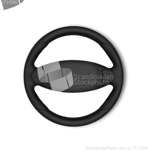 Image of Steering wheel isolated