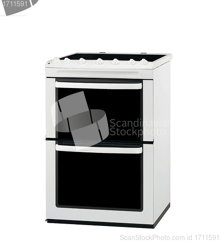 Image of Electric cooker oven isolated