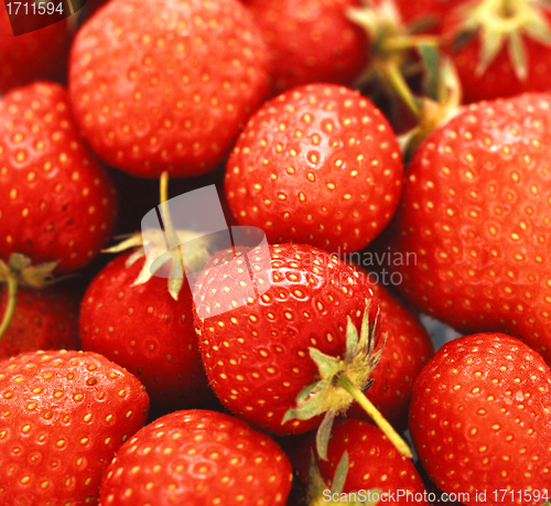 Image of fresh strawberry background