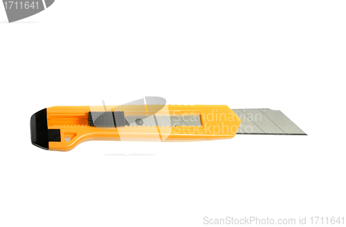 Image of Box cutter knife isolated on white