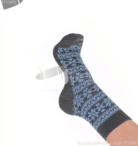 Image of feet with socks