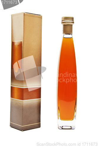 Image of Exclusive bottle of cognac with gift box