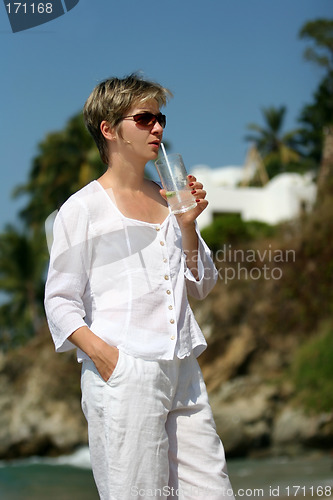 Image of Woman on vacation