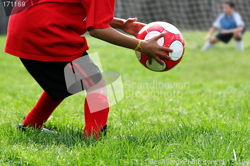 Image of Boys Playing Soccer