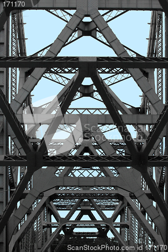 Image of Bay Bridge abstract