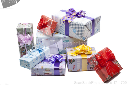 Image of Colorful gifts box isolated