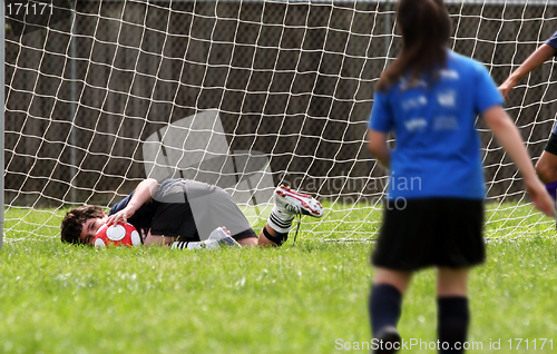 Image of Kids Playing Soccer