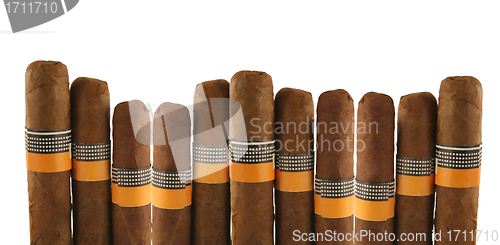 Image of  cigars on white