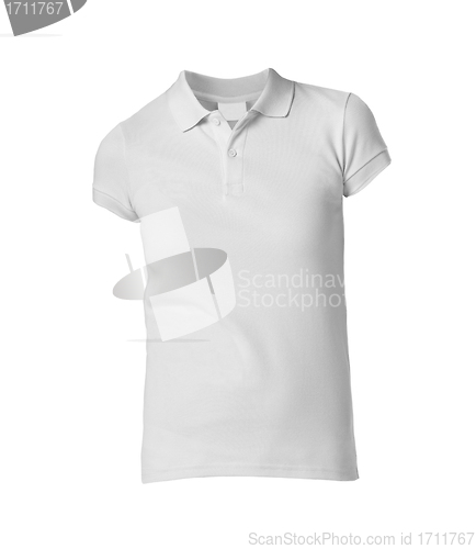 Image of Front of a clean White T-Shirt