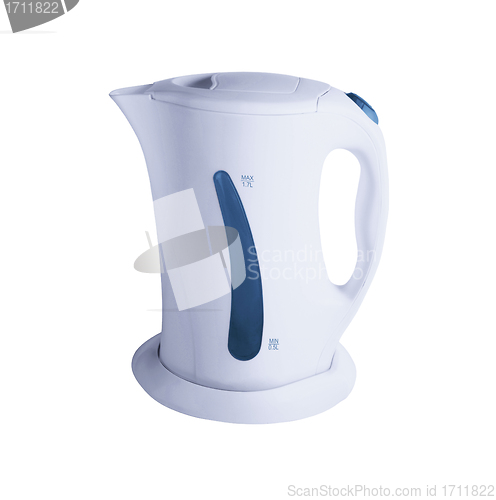 Image of electric kettle isolated