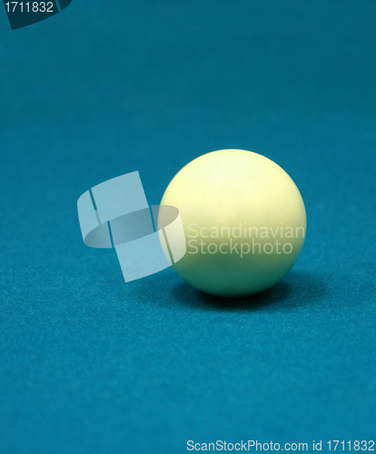 Image of Billiard ball close up photo
