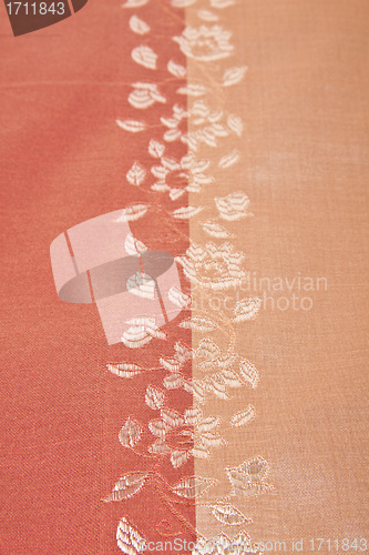 Image of red textile background