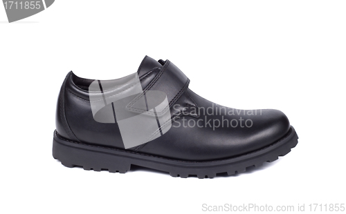 Image of Black boot, isolated on white