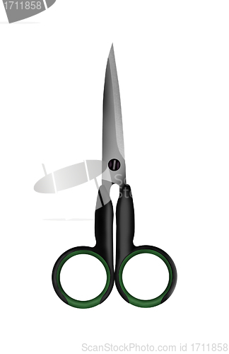 Image of Scissors isolated on the white background