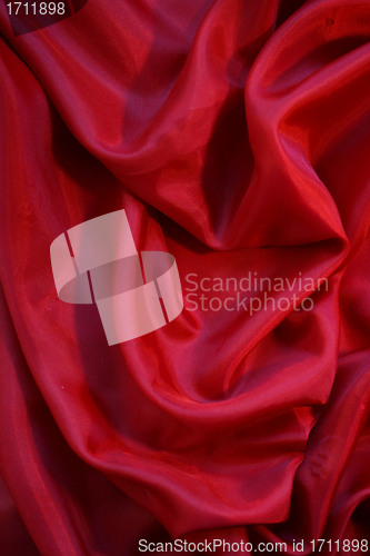 Image of Smooth Red Silk background