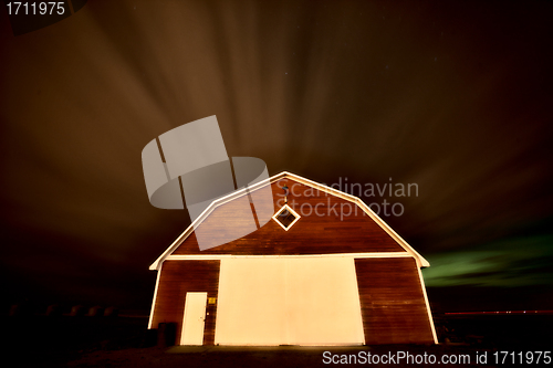 Image of Rural Barn Night Photograhy