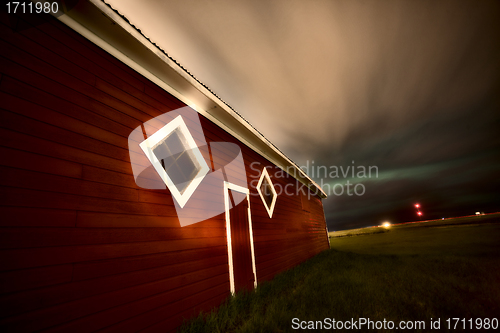 Image of Rural Barn Night Photograhy