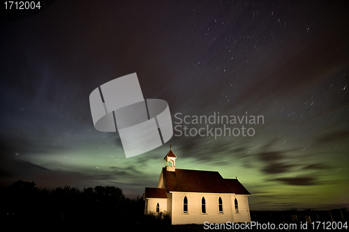 Image of Country Church Night Photography