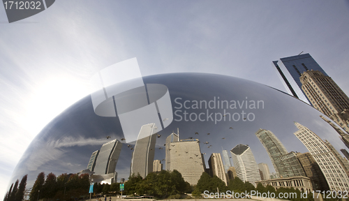 Image of Chicago Cityscape The Bean